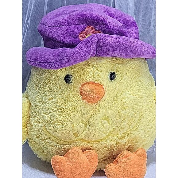 Yellow Baby Chick Spring Easter Stuffed Plush Animal Toy 2018 Animal Adventure - Picture 1 of 9